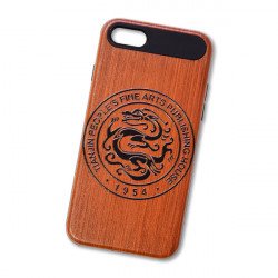 iPhone 7 Plus Wood Style Design Case (Dragon)